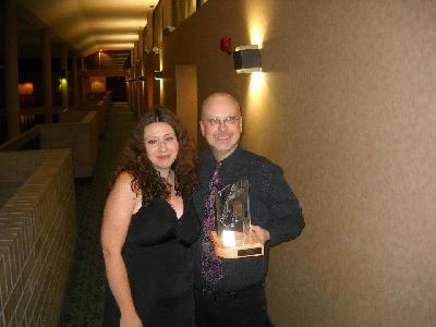 Aurora Winner Robert J Sawyer and Editor Adrienne Kerr
